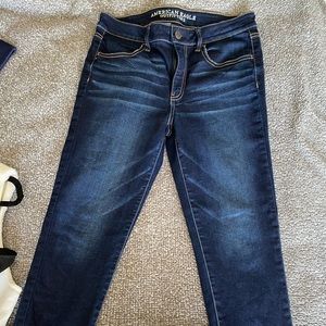 American Eagle Super Stretch Crop Jeggings, Sz 12